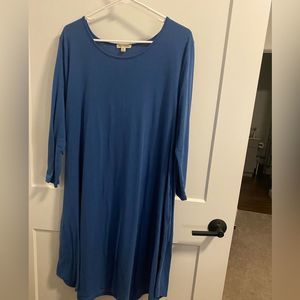 Blue Pocket Dress